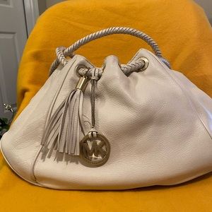 MK Leather drawstring bag!